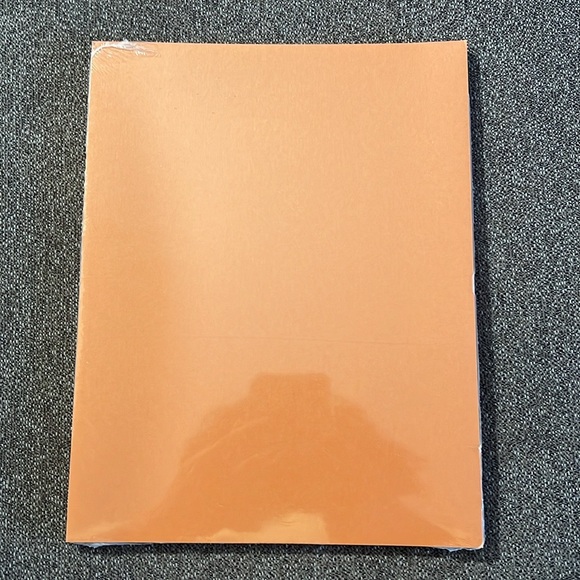 Bazzill Basics Paper Canvas Texture 8.5x11 Color Yam 3-338 Cardstock NWT - Picture 3 of 3